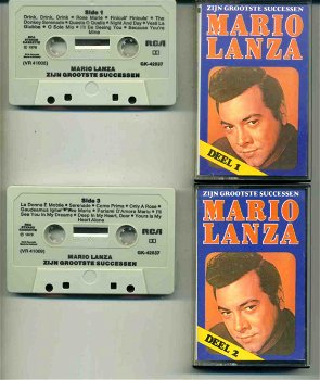 Mario Lanza zijn grootste successen 40 nrs 2 cassettes ZGAN - 0