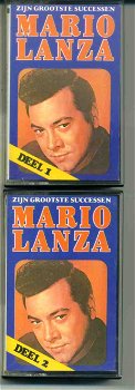 Mario Lanza zijn grootste successen 40 nrs 2 cassettes ZGAN - 7