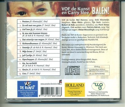 VOF de Kunst en Carry Slee Balen! cd 2000 13 nummers ZGAN - 1