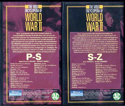 The Video Encyclopedia of World War II 10 VHS banden MOOI - 7