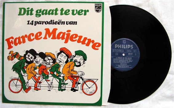 Farce Majeure Dit gaat te ver 14 parodieën LP 1974 ZGAN - 0