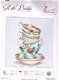 LUCA BORDUURPAKKET , TURQUOISE THEMED TEA CUPS 2325 - 0 - Thumbnail