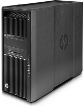 HP Z840 2x Xeon 6C E5-2620 V3, 2.400Ghz, 32GB (2x16GB) DDR4, 256GB SSD + 3TB HDD/DVDRW, Quadr - 1