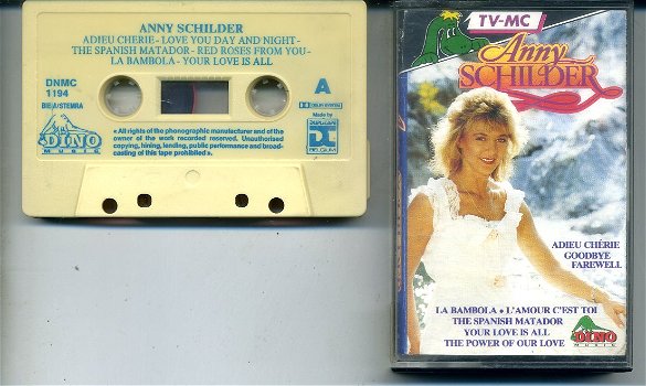 Anny Schilder TV-MC 12 nr cassette 1988 made in Holland ZGAN - 0