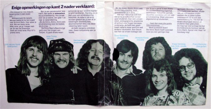 Dizzy Man's Band There's music in money flexi reclame single - 4