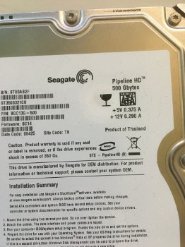 500GB WD , Samsung en Seagate 3.5inch Hdd - 4