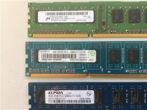 4GB DDR3 Samsung-Hynix-Ramaxel-Elpida-Micron voor Desktops - 2