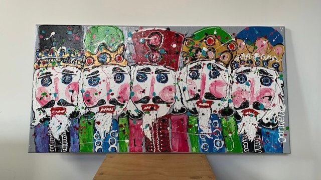 Notenkrakers foute kerst kunst - nr. 1