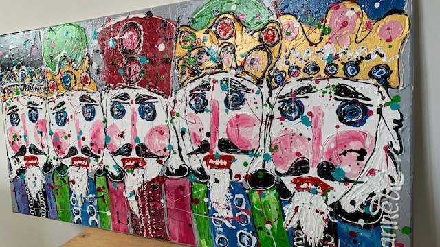 Notenkrakers foute kerst kunst - Afbeelding 2