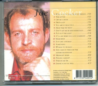 Joe Cocker His Greatest Hits 18 nrs cd 1994 als NIEUW - 1