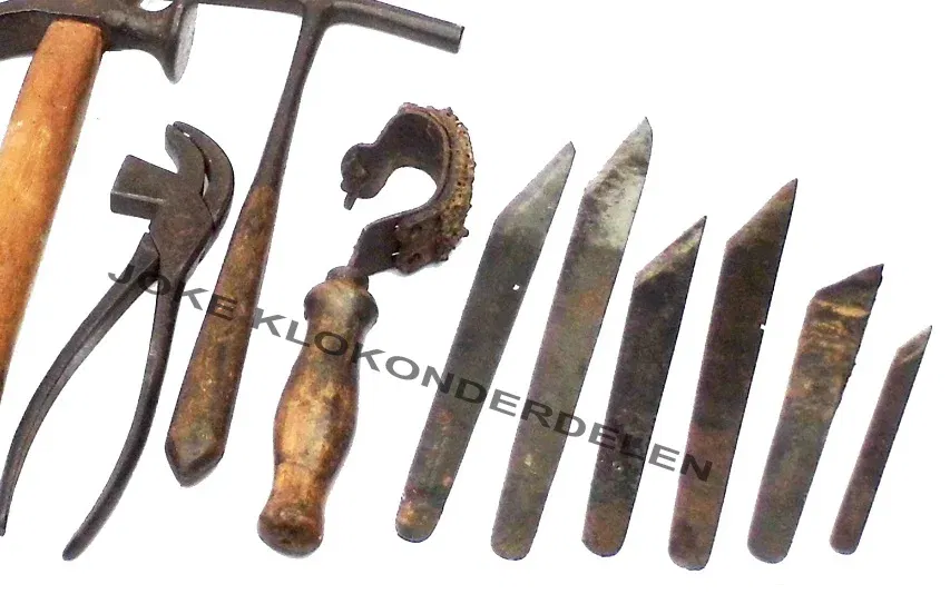 = Schoenmakers gereedschap = oud =43356 - Afbeelding 2