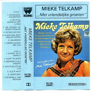 Mieke Telkamp Met vriendelijke groeten 14 nrs cassette 1979 - 1