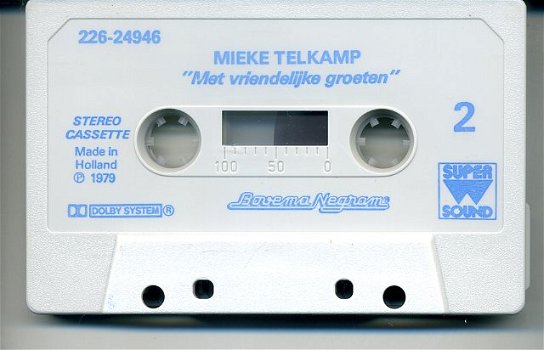 Mieke Telkamp Met vriendelijke groeten 14 nrs cassette 1979 - 4