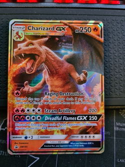 Charizard GX SM195 Ultra Rare Promo * gebruikt