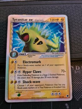 Tyranitar ex (Delta Species) 99/101 Ultra-Rare Ex Dragon Frontiers gebruikt - 0