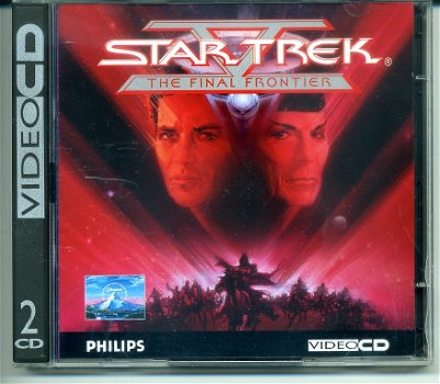 Star Trek V The Final Frontier 15 nrs 2 videocd's 1995 ZGAN - 0