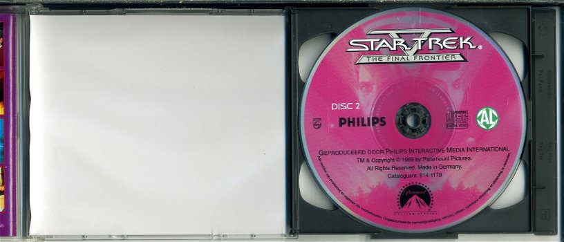 Star Trek V The Final Frontier 15 nrs 2 videocd's 1995 ZGAN - 3