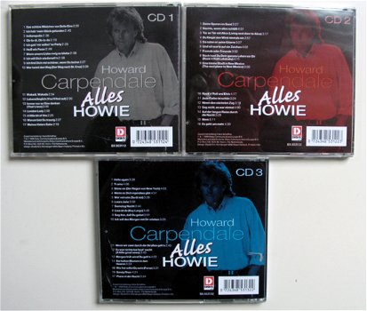 Howard Carpendale Alles Howie CD 1, 2 & 3 1999 50 nrs ZGAN - 1