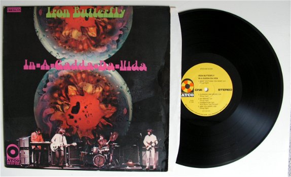 Iron Butterfly In-A-Gadda-Da-Vida 6 nrs LP 1968 USA ZGAN - 0