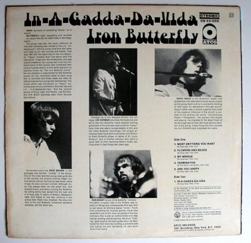 Iron Butterfly In-A-Gadda-Da-Vida 6 nrs LP 1968 USA ZGAN - 4