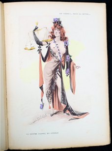 En Scene! Pour la Revue 1901 Japhet - Belle Epoque