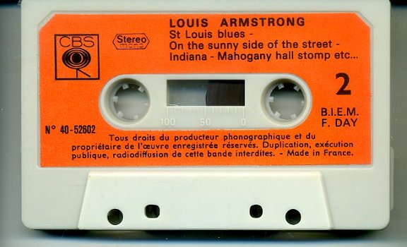 Louis Armstrong 2 Facets Of Louis 12 nrs cassette 1973 ZGAN - 4