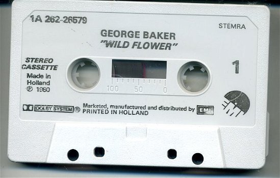 George Baker Wild Flower 10 nrs cassette 1980 ZGAN - 3