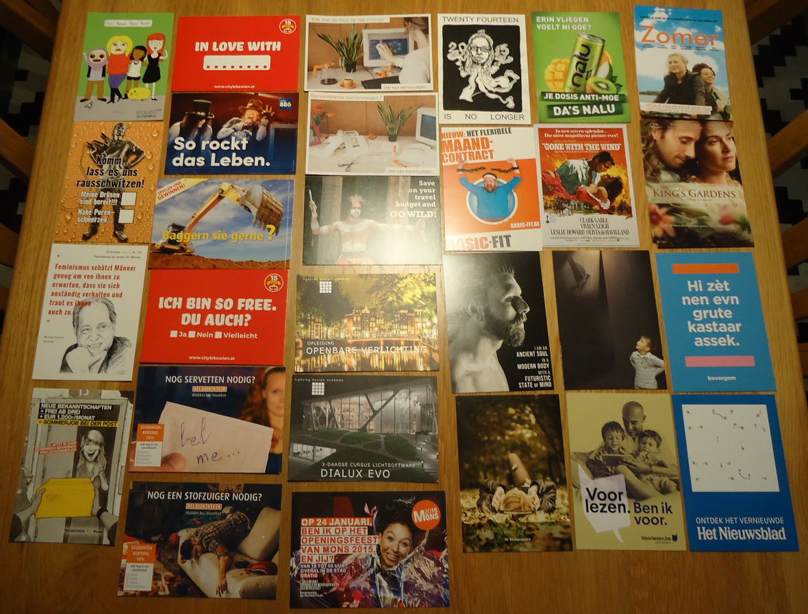 Diverse reclame kaarten van Boomerang uit Europa (80 stuks). - Afbeelding 3