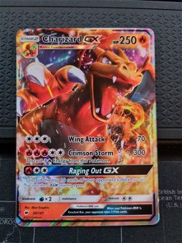 Charizard GX 20/147 Ultra Rare Sun & Moon: Burning Shadows*licht- gebruikt - 0