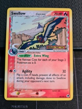 Swellow (Delta Species) 40/101 (reverse) Ex Dragon Frontiers gebruikt* - 0