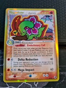 Meganium (Delta Species)  4/101 (reverse) holo Ex Dragon Frontiers  licht-gebruikt*