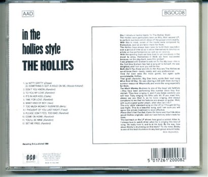 The Hollies In The Hollies Style 12 nrs cd ZGAN - 1