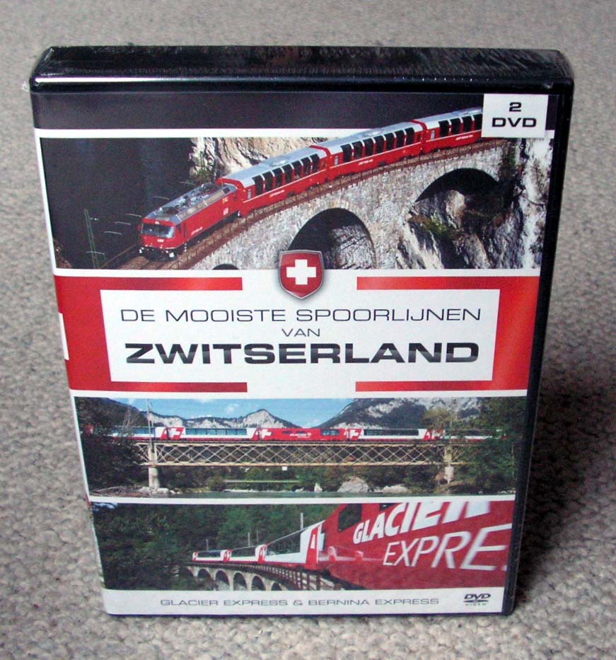 De mooiste spoorlijnen van Zwitserland 2 dvds NIEUW geseald - nr. 1