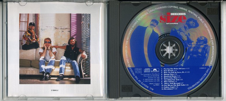 Bee Gees Size Isn't Everything 12 nrs cd 1993 als NIEUW - 2