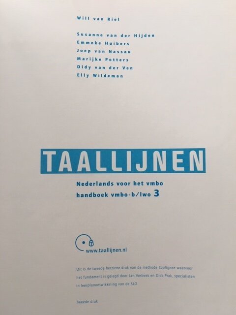 Taallijnen 3 vmbo-b/lwo Handboek - Afbeelding 2