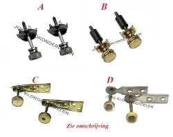 =Uurwerk vastzet boutjes = Kast afstel boutjes =42083