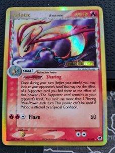 Milotic (Delta Species)  5/101  (reverse)  Holo Ex Dragon Frontiers gebruikt*