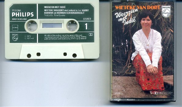 Wieteke van Dort Weerzien in Indië 14 nrs cassette 1978 ZGAN - 0