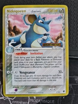 Nidoqueen (Delta Species) 7/101 (reverse) holo Ex Dragon Frontiers gebruikt* - 0