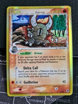 Pinsir (Delta Species) 9/101 (reverse) holo Ex Dragon Frontiers nearmint* - 0