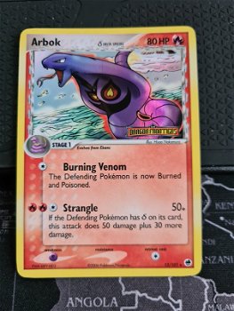 Arbok (Delta Species) 13/101 (reverse) rare Ex Dragon Frontiers gebruikt* - 0