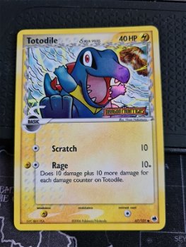 Totodile (Delta Species) 67/101 (reverse) Ex Dragon Frontiers licht-gebruikt* - 0