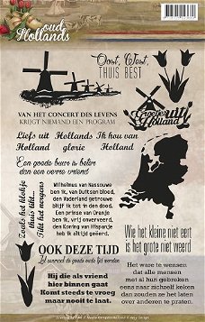 Amy Design Clear Stamp - Oud Hollands - Tekst ADCS10006