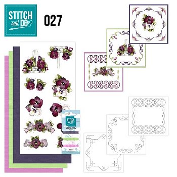 Stitch and Do 27 - Flowers STDO027 - 0