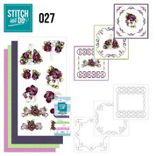 Stitch and Do 27 - Flowers STDO027