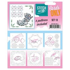 Stitch & Do - Cards Only - Set 13 COSTDO10013