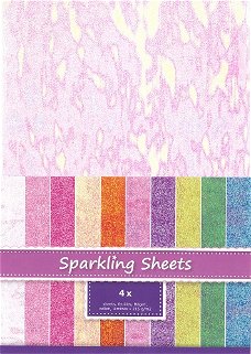 Sparkling Sheets Seashell, 4 sheets A4  8.6950