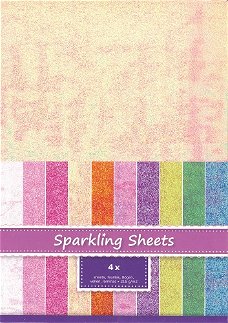 Sparkling Sheets Daffodil, 4 sheets A4 8.6965