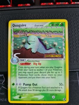 Quagsire (Delta Species) 21/101 (reverse) rare Ex Dragon Frontiers gebruikt* - 0