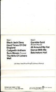Steeleye Span All Around My Hat 9 nrs cassette 1975 ZGAN - 3